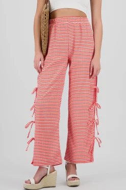 Shasa Wide Pants with Bow Detail