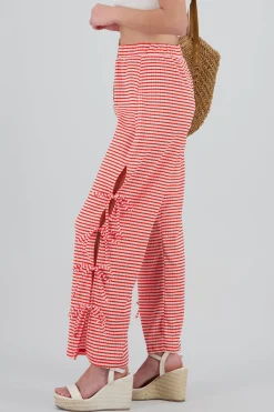 Shasa Wide Pants with Bow Detail
