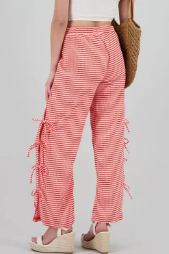 Shasa Wide Pants with Bow Detail