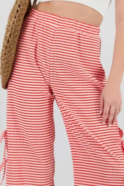 Shasa Wide Pants with Bow Detail