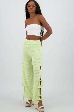 Shasa Wide Pants with Bow Detail