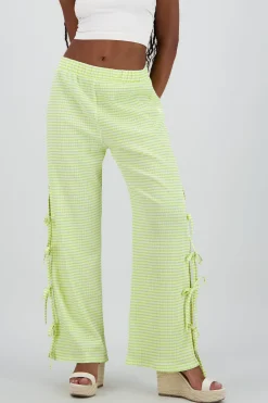Shasa Wide Pants with Bow Detail