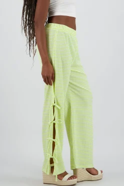 Shasa Wide Pants with Bow Detail