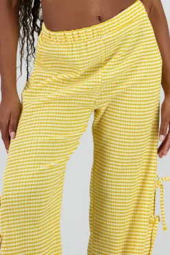 Shasa Wide Pants with Bow Detail
