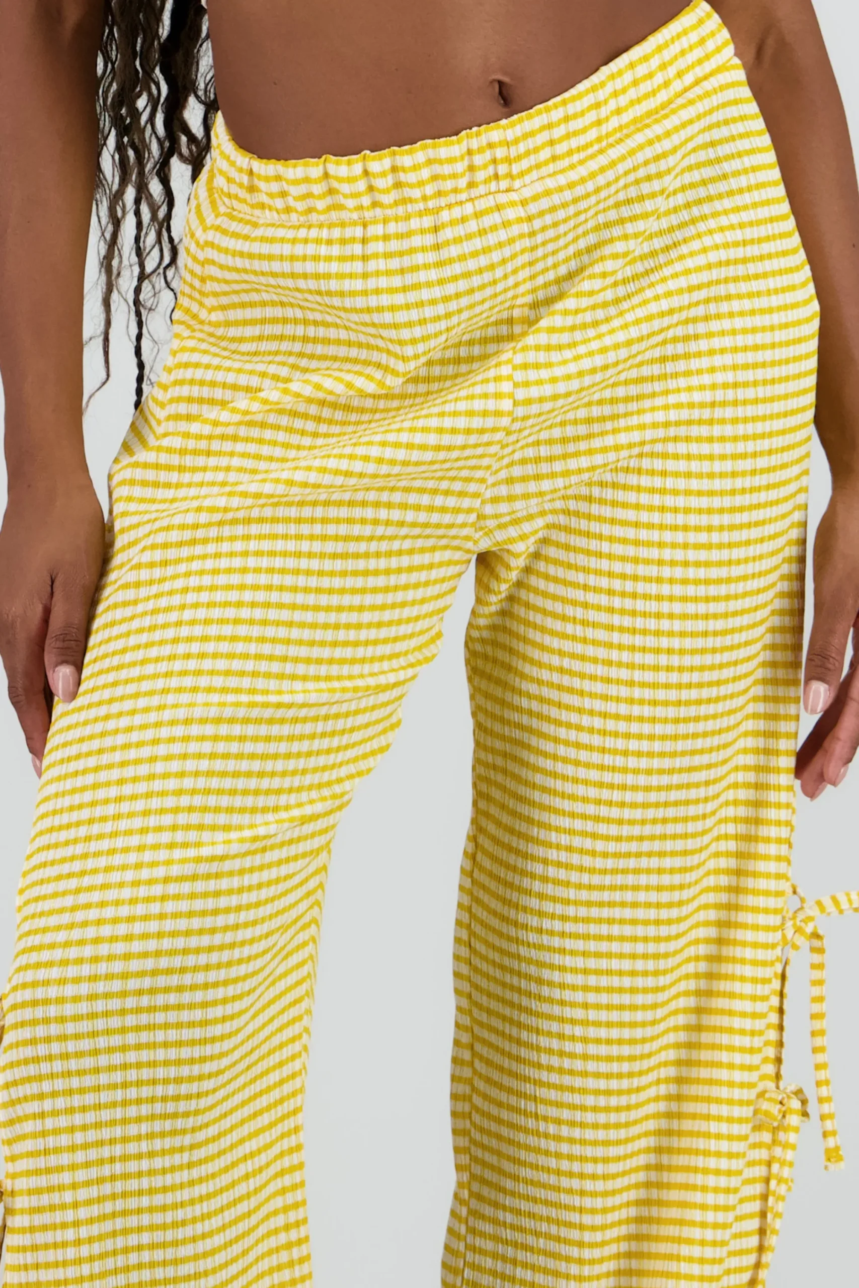 Shasa Wide Pants with Bow Detail