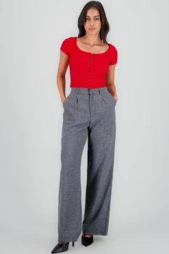 Shasa Wide Pleated Pants