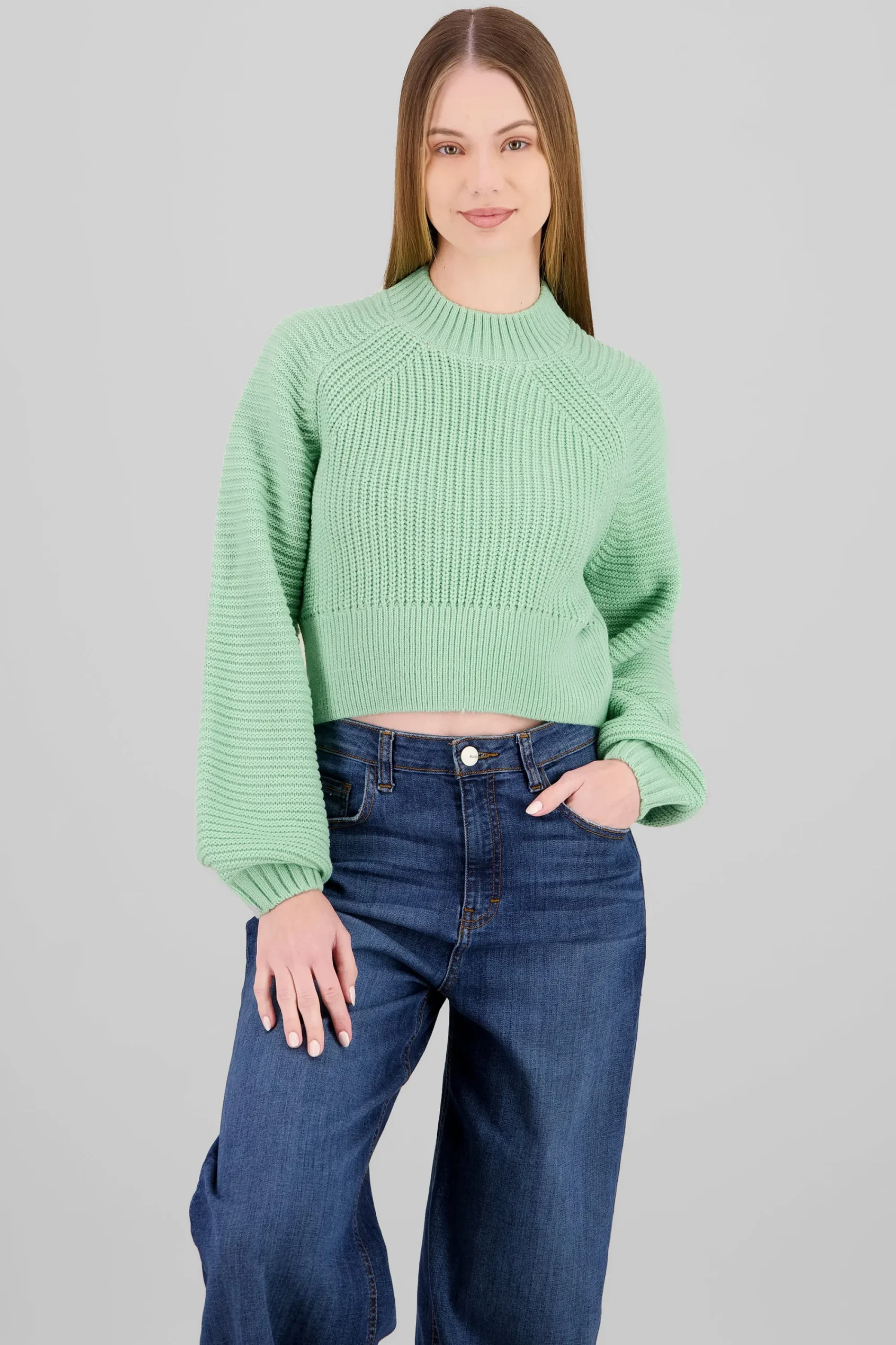 Shasa Wide Sleeve Knit Sweater