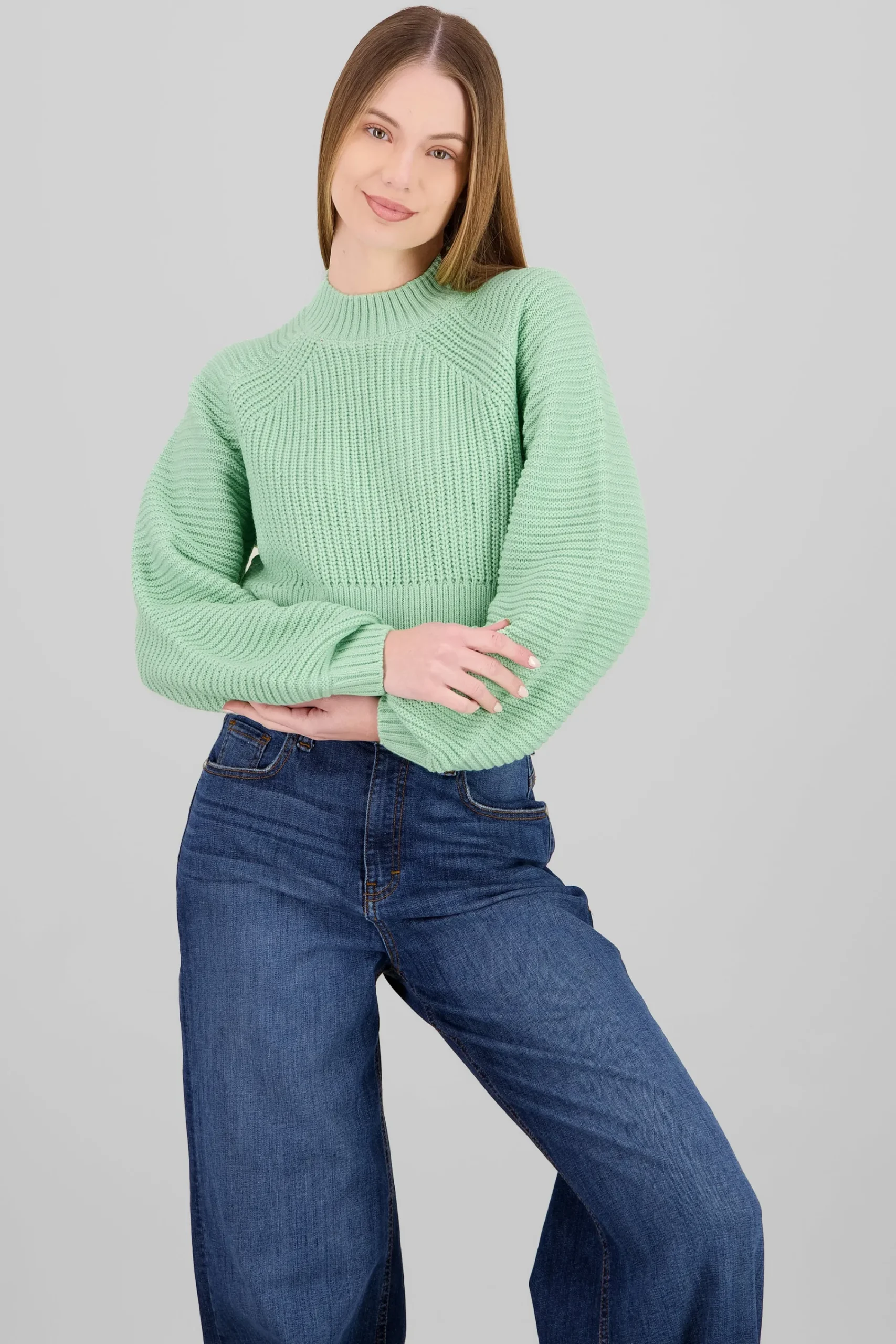 Shasa Wide Sleeve Knit Sweater