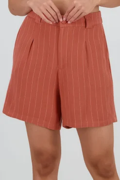 Shasa Wide Striped Shorts