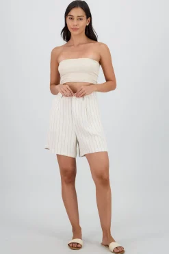 Shasa Wide Striped Shorts