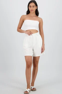 Shasa Wide Striped Shorts