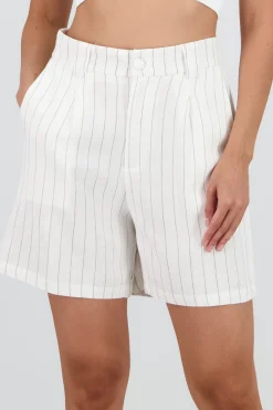 Shasa Wide Striped Shorts