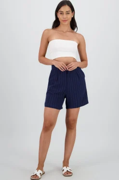 Shasa Wide Striped Shorts