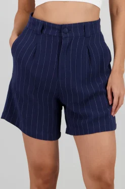 Shasa Wide Striped Shorts