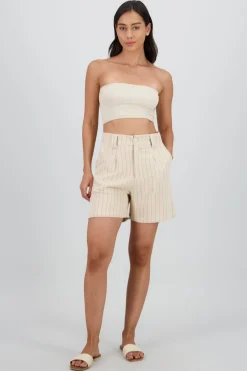 Shasa Wide Striped Shorts