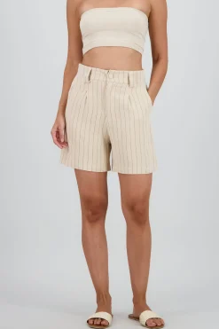 Shasa Wide Striped Shorts