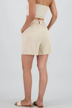 Shasa Wide Striped Shorts