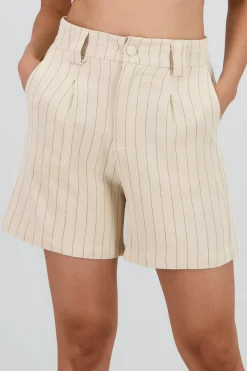 Shasa Wide Striped Shorts