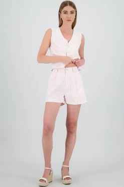 Shasa Wide Striped Shorts