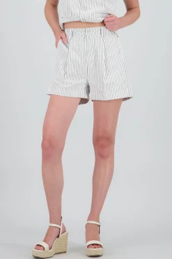 Shasa Wide Striped Shorts