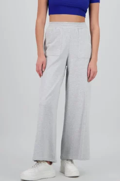 Shasa Wide Sweatpants with Elastic Waist