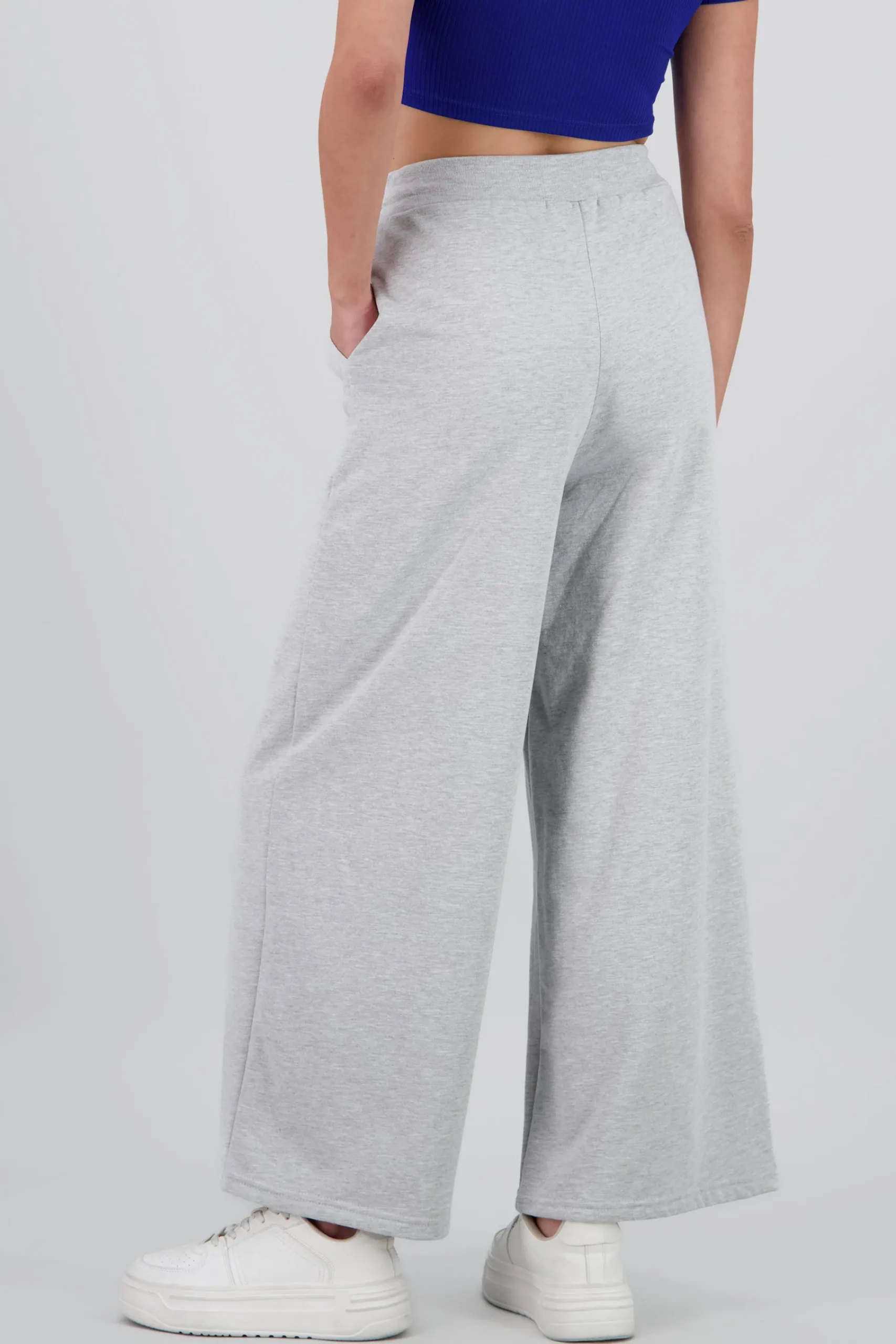 Shasa Wide Sweatpants with Elastic Waist