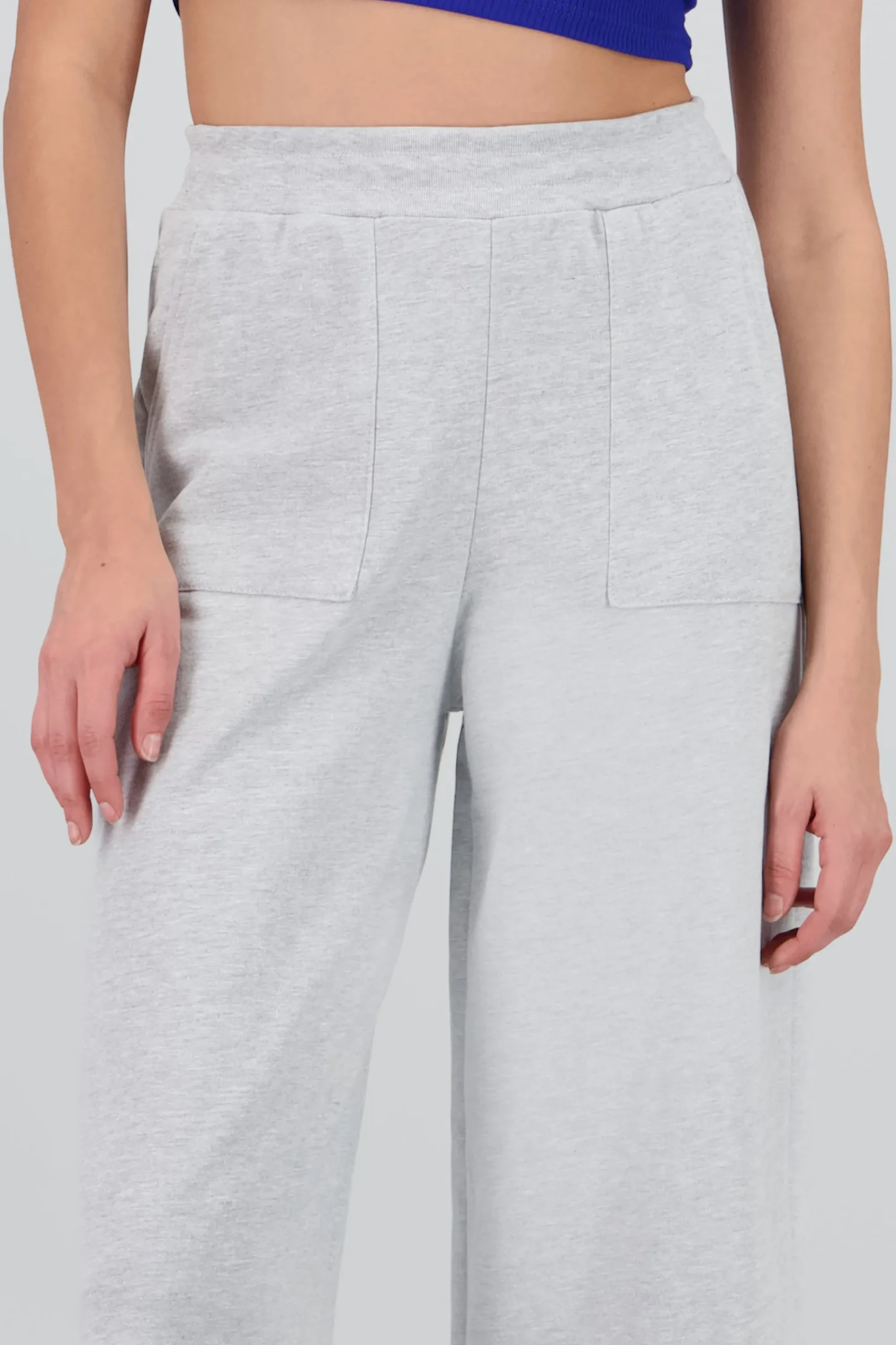 Shasa Wide Sweatpants with Elastic Waist