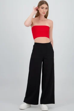 Shasa Wide Sweatpants with Elastic Waist
