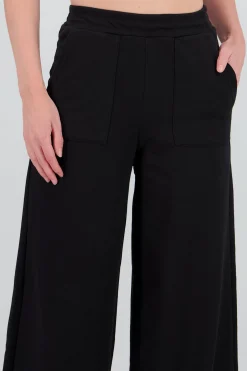 Shasa Wide Sweatpants with Elastic Waist