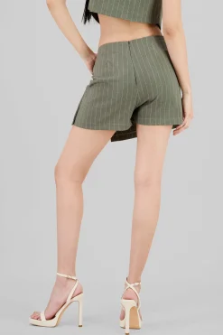 Shasa Wrap Striped Skort