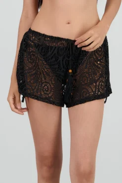 Shasa Zigzag Crochet Shorts