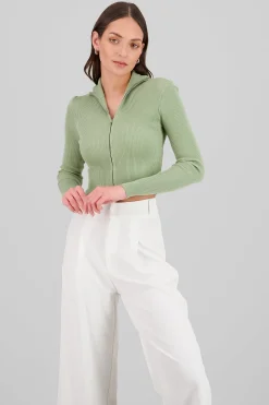 Shasa Zip-Up Sweater